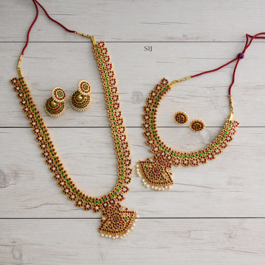 Bharatanatyam Kemp Jewellery Set
